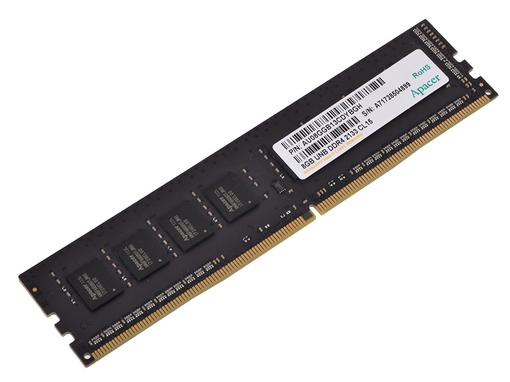 Оперативная память 8 Гб PC4-17000 Apacer [EL.08G2R.GDH]